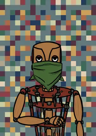 Kamala Harris — Hashmask #7480, Bandana Mask Subtype