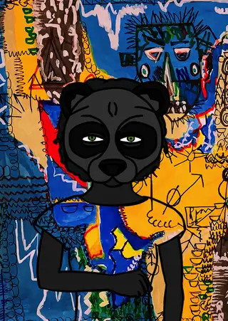 Alameda — Hashmask #2439, Panda 1 Mask Subtype