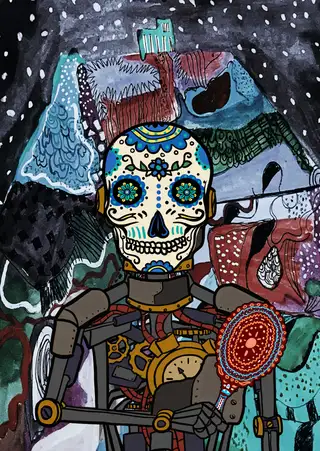 Joaquin Guzman — Hashmask #2528, Flores Mask Subtype