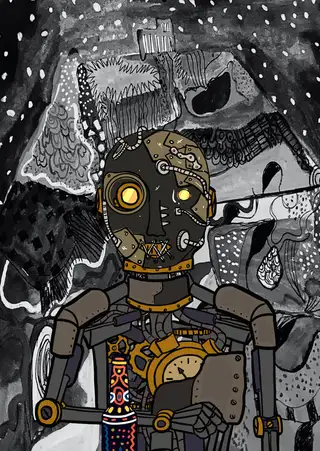 Athos — Hashmask #2866, Cylinder Mask Subtype