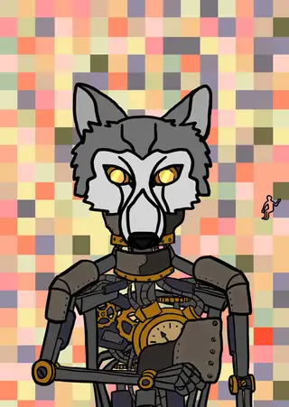 Parker — Hashmask #2876, Wolf Mask Subtype