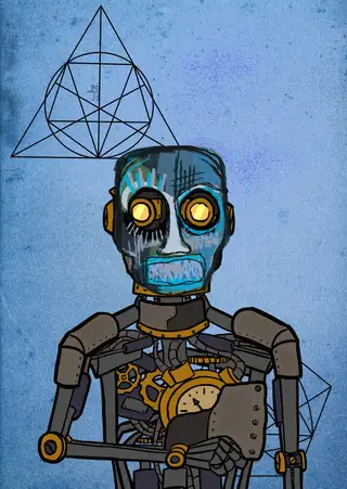 Nifty — Hashmask #2899, Palimpsest Mask Subtype