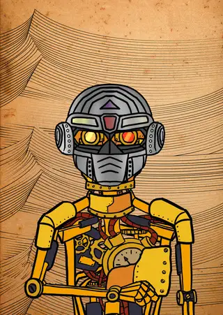 Fashion — Hashmask #2901, Waves Background