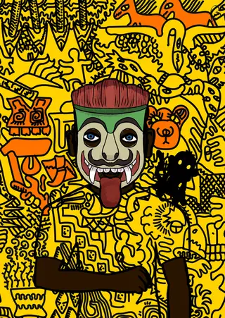 GeorgeSoros — Hashmask #7565, Ravana Mask Subtype