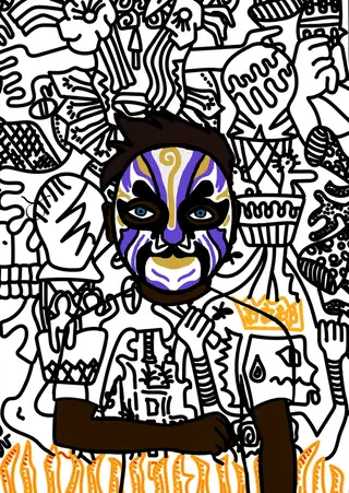 Rare — Hashmask #3196, Noble Mask Subtype