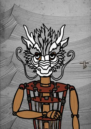 hell — Hashmask #3204, Dragon Mask Subtype