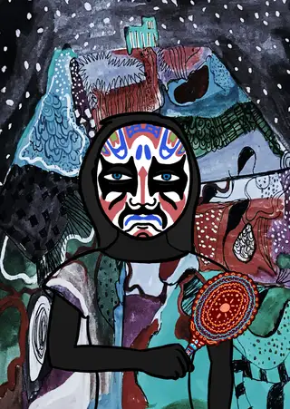 playstation — Hashmask #3210, Warrior Mask Subtype