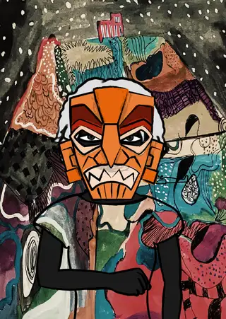GG — Hashmask #3255, Sea Mask Subtype