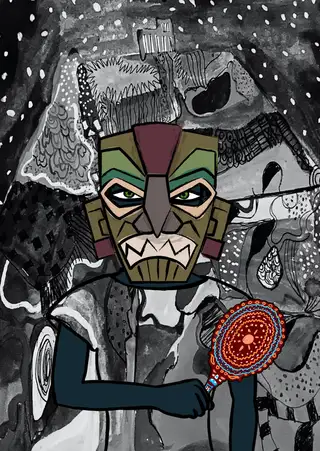 V for Vendetta — Hashmask #3352, Sea Mask Subtype
