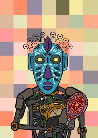 DOWN ONLY — Hashmask #3497, Tsakiya Mask Subtype