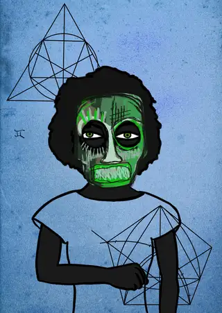 David Portnoy — Hashmask #3577, Palimpsest Mask Subtype