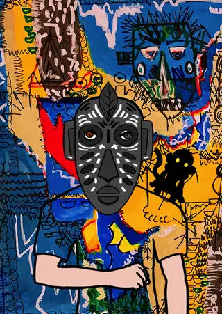 Perseverance — Hashmask #3741, Tsakiya Mask Subtype