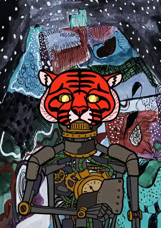Goliath — Hashmask #3813, Tiger 1 Mask Subtype