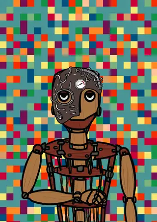 PUPPET PUNK — Hashmask #3944, Phantom Mask Subtype