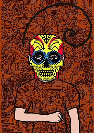 Sectio Aurea Maxima — Hashmask #6387, Fibonacci Set