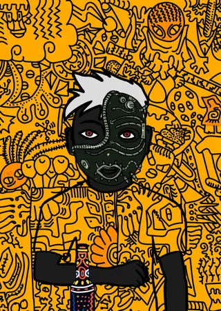 Joker — Hashmask #4296, Warp Mask Subtype