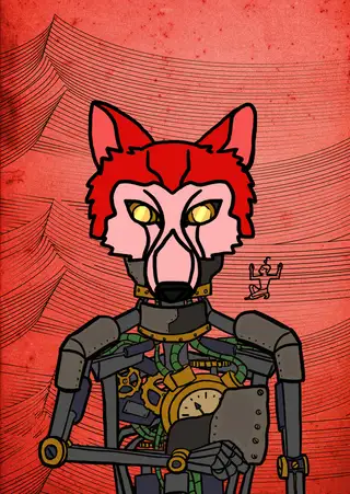 Agent — Hashmask #4335, Wolf Mask Subtype