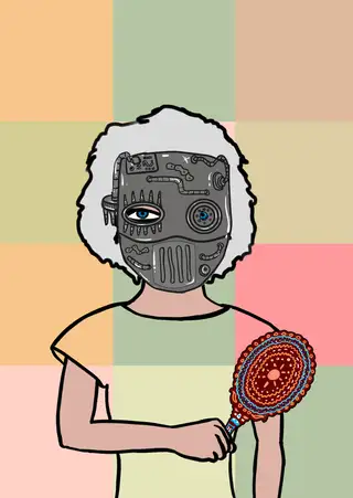 Anne Hathaway — Hashmask #4349, Hardware Mask Subtype