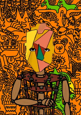 Steampunk — Hashmask #4936, Geometry Mask Subtype