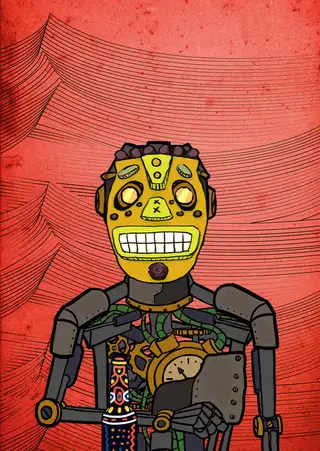 Dr Dave the Luv Bot — Hashmask #4961, Nyati Mask Subtype