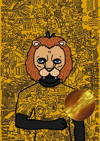 Voyager — Hashmask #4989, Lion Mask Subtype