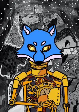 Daniel the fox — Hashmask #5014, Fox Mask Subtype
