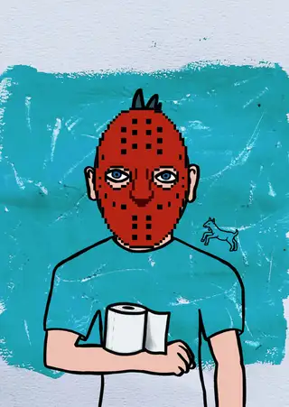 PrEsEaRcH iT — Hashmask #5140, Pixel Mask