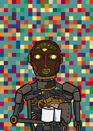 Shitposter — Hashmask #5346, Shamal Mask Subtype