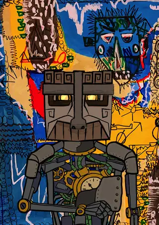 Bossquiat — Hashmask #5362, Wind Mask Subtype