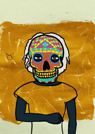 Balaji — Hashmask #7802, Mosaic Mask Subtype