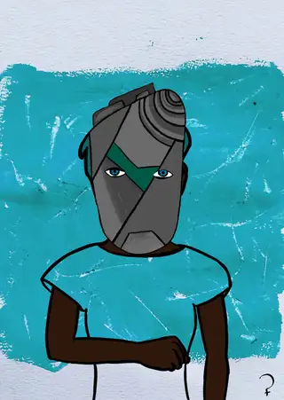 CRYPTOKITTY — Hashmask #5477, Algebra Mask Subtype
