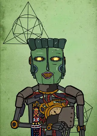 Giorgio Tsoukalos — Hashmask #5558, iNingizimu Mask Subtype