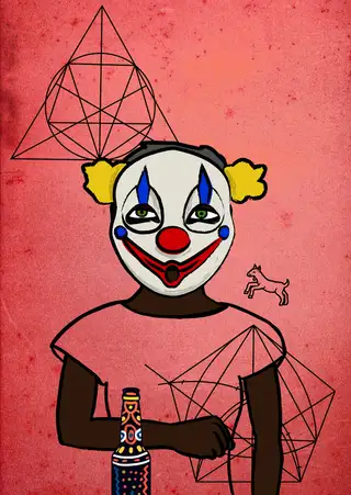 Jinx — Hashmask #5598, Clown 1 Mask Subtype
