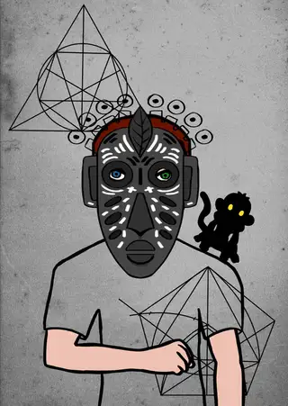 SATOSHI NAKAMOTO BTC — Hashmask #5727, Tsakiya Mask Subtype