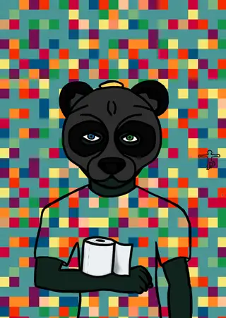 Khalifa — Hashmask #5803, Pixel Background