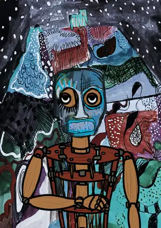 ladygaga — Hashmask #6004, Palimpsest Mask Subtype