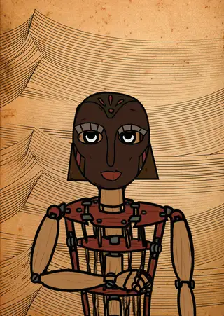 Marionette — Hashmask #6234, Bari Mask Subtype