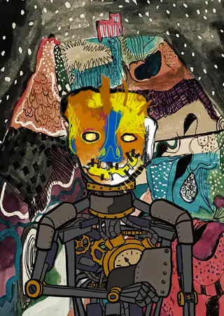 Murat Pak — Hashmask #8001, Oxidation Mask Subtype