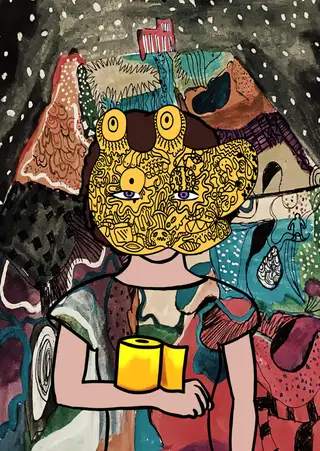 SunTzu — Hashmask #6423, Doodle Mask