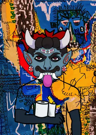 bneiluj — Hashmask #8048, Asura Mask Subtype