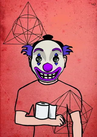 Omega Rekt — Hashmask #8056, Clown 2 Mask Subtype