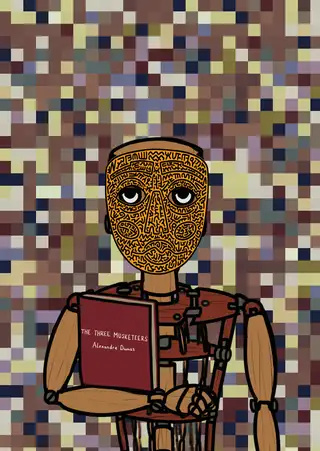 Nerd — Hashmask #8074, Doodle Mask