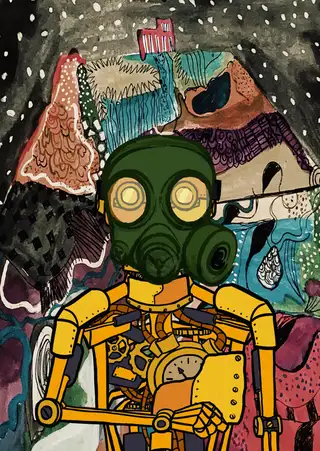 Chaos — Hashmask #6439, Gas Mask Subtype