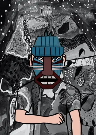Joe Gebbia — Hashmask #8203, War Mask Subtype