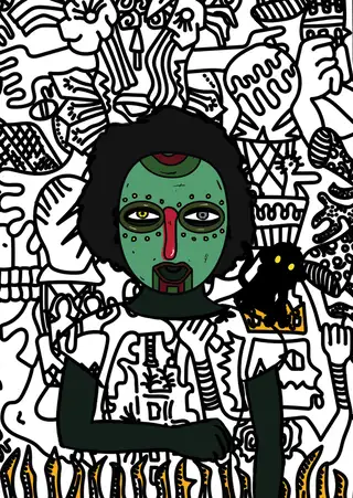 Avalon — Hashmask #8222, Oorun Mask Subtype