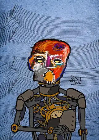 Satoshi Mask — Hashmask #8516, Paranoia Mask Subtype