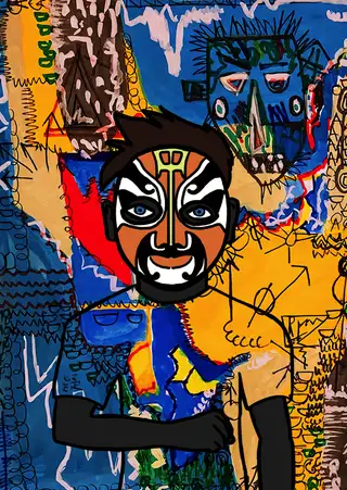 BTC Maximalist — Hashmask #8553, Quiet Night Thought Set