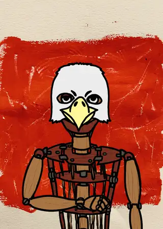 WILD — Hashmask #8660, Eagle Mask Subtype
