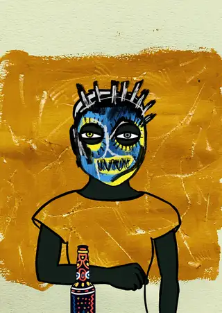 Muninn — Hashmask #8670, Bottle Item