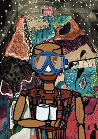 Big Sky — Hashmask #8739, Diver Mask Subtype